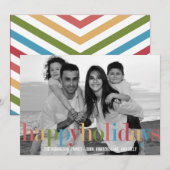 RAINBOW Holiday-fotokaarten Feestdagenkaart (Voorkant / Achterkant)