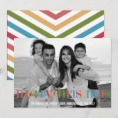 RAINBOW Holiday-fotokaarten Feestdagenkaart (Voorkant / Achterkant)