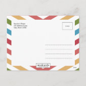 RAINBOW Holiday Photo Cards Postcard Feestdagenkaart (Achterkant)