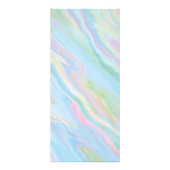 Rainbow Holografische estheticus Prijs Lijst Menu (Achterkant)