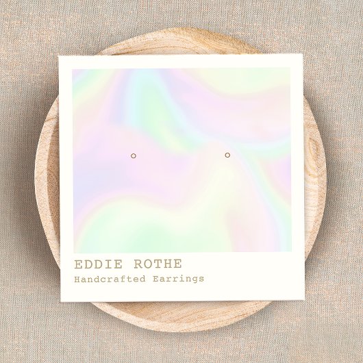 Rainbow Hologram Stud die beeldscherm verdient Vierkante Visitekaartje