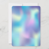 Rainbow Holographic Drip Afstuderen Kaart (Achterkant)