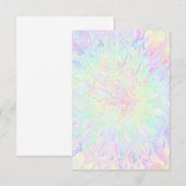 Rainbow Honeycomb Pastels Girls Birthday Party Bedankkaart (Voorkant / Achterkant)