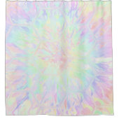 Rainbow Honeycomb Pastels Girls Birthday Party Douchegordijn (Voorkant)