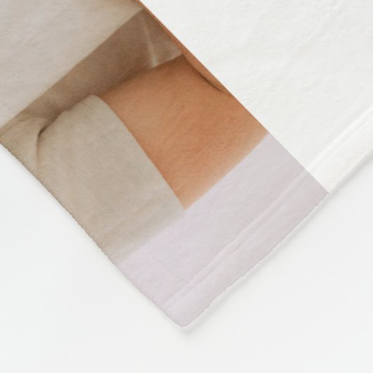 Rainbow 'HOOP VAN JE DADDY' Foto Collage Keepomwil Fleece Deken (Hoek)