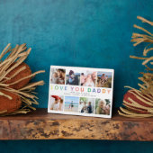 Rainbow 'HOOP VAN JE DADDY' Foto Collage Keepomwil Fotoplaat (Zijkant)