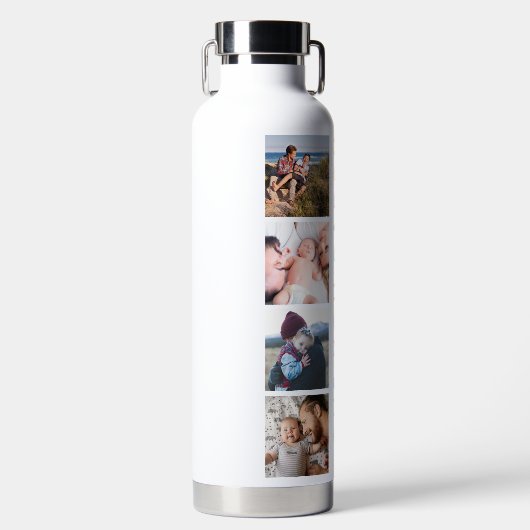 Rainbow 'HOOP VAN JE DADDY' Foto Collage Keepomwil Waterfles (Voorkant)