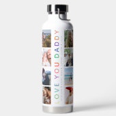 Rainbow 'HOOP VAN JE DADDY' Foto Collage Keepomwil Waterfles (Links)