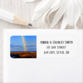 Rainbow, Hope & Happiness, bruiloft Etiket (Insitu)