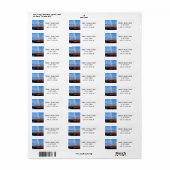 Rainbow, Hope & Happiness, bruiloft Etiket (Full Sheet)