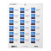 Rainbow, Hope & Happiness, bruiloft Etiket (Full Sheet)