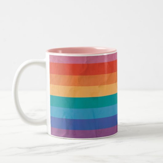 Rainbow Horizontal Stripes Mok (Links)