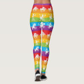 Rainbow Horoscope Yoga Gym oefent Leggings uit (Achterkant)