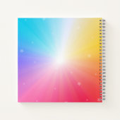Rainbow Horse Notitieboek Kleurrijk Equestrian Des (Achterkant)