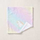 Rainbow Horse Unicorn Equestrian Girly Bad Handdoek (Wasdoekje)