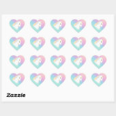 Rainbow Horse Unicorn Equestrian Girly Hart Sticker (Vel)