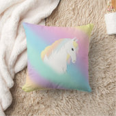 Rainbow Horse Unicorn Equestrian Girly Kussen (Deken)