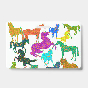 Rainbow Horses - "Dolle Hondjes om Paarden!" Badge