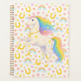 Rainbow Horses Planner for Kids — Cooper & Cody, C