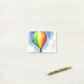 Rainbow Hot Air-ballon Post-it® Notes (Op bureau)