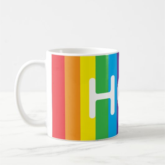 Rainbow "HOT" Mug Koffiemok (Links)