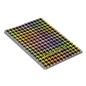 Rainbow Houndstooth Pattern Notitieboek (Rechterzijde)