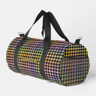 Rainbow Houndstooth Pattern Plunjezak