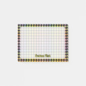Rainbow Houndstooth Pattern Post-it® Notes (Voorkant)
