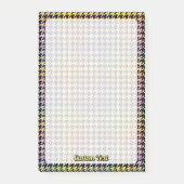 Rainbow Houndstooth Pattern Post-it® Notes (Voorkant)