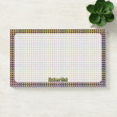 Rainbow Houndstooth Pattern Post-it® Notes (Kantoor)