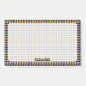 Rainbow Houndstooth Pattern Post-it® Notes (Voorkant)