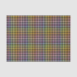 Rainbow Houndstooth Pattern Tissuepapier
