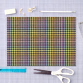 Rainbow Houndstooth Pattern Tissuepapier (Craft)