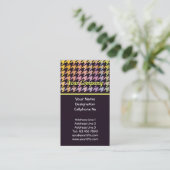 Rainbow Houndstooth Pattern Visitekaartje (Staand voorkant)