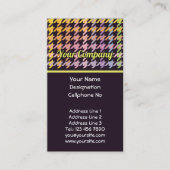 Rainbow Houndstooth Pattern Visitekaartje (Voorkant)