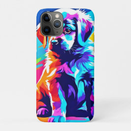 Rainbow Hued Dog Art Case-Mate iPhone Case