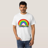 Rainbow Human LGBTQ+ T-Shirt (Voorkant volledig)