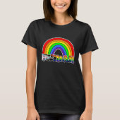 Rainbow Human LGBTQ+ T-Shirt (Voorkant)