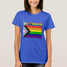 Rainbow Human LGBTQ-vlaggenondersteuning en Pride  T-shirt