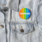 Rainbow Human Ronde Button 5,7 Cm (In situ)