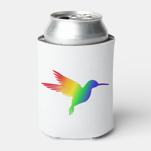 Rainbow Hummingbird Blikjeskoeler (Blikje Voorkant)