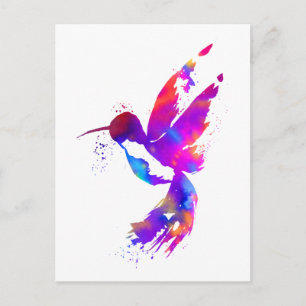 Rainbow Hummingbird Briefkaart