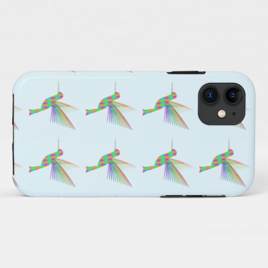 Rainbow Hummingbird Case-Mate iPhone Case (Achterkant (horizontaal))