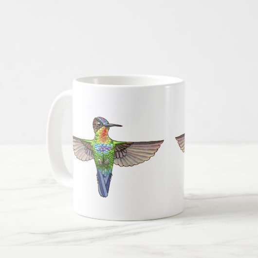 Rainbow Hummingbird Koffiemok (Voorkant links)