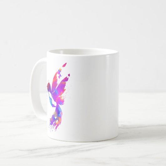 Rainbow Hummingbird Koffiemok (Voorkant links)