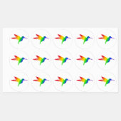 Rainbow Hummingbird Labels (Vel)