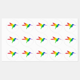 Rainbow Hummingbird Labels
