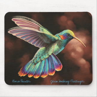 Rainbow Hummingbird Mousepad Muismat