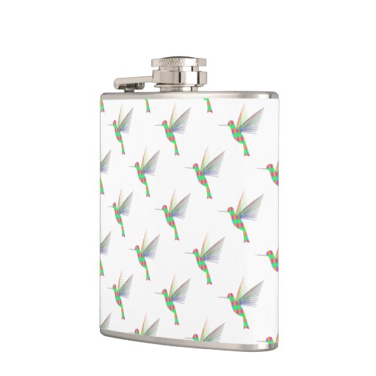 Rainbow Hummingbird Patroon Heupfles (Links)