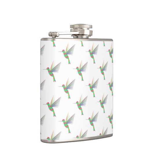 Rainbow Hummingbird Patroon Heupfles (Rechts)